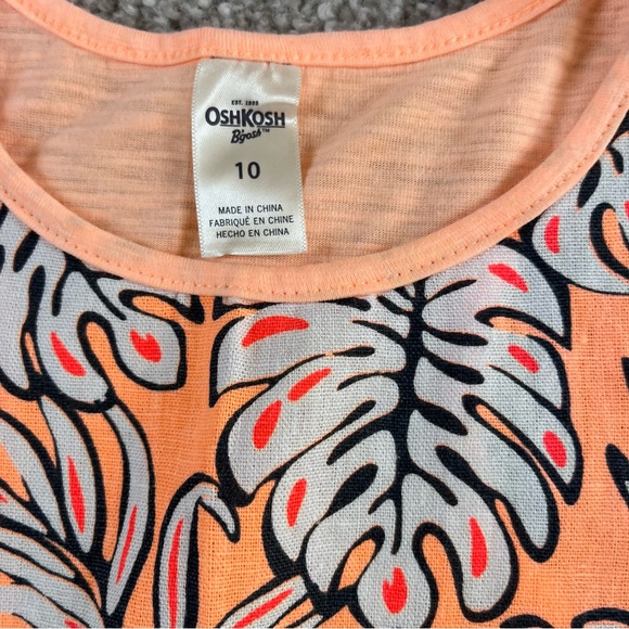 OshKosh linen blend 2 piece outfit - Picture 3 of 8